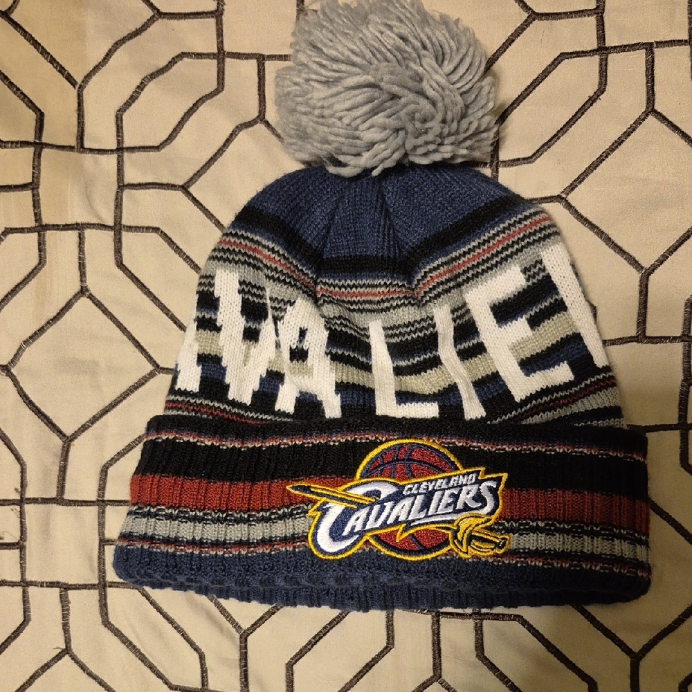 Mitchell & Ness Blue and Gray Cavaliers Beanie